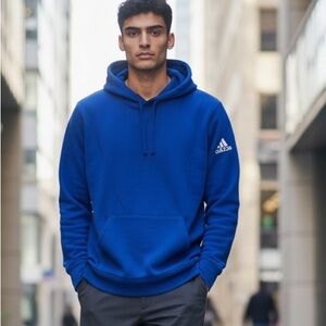 Adidas Royal Blue Pullover Hoodie. 
Size XL.
Used.